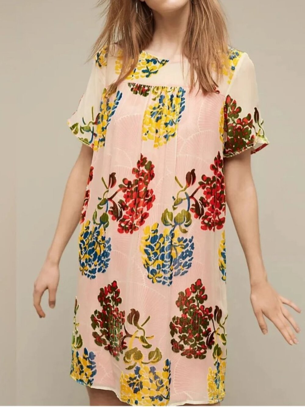 Anthropologie Maeve Flower Market Dress Size Medium